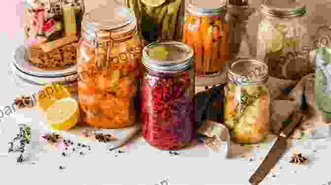 A Colorful Display Of Fermented Foods, Including Kimchi, Kombucha, Sauerkraut, Yogurt, Cheese, Kefir, And Natto Our Fermented Lives: A History Of How Fermented Foods Have Shaped Cultures Communities