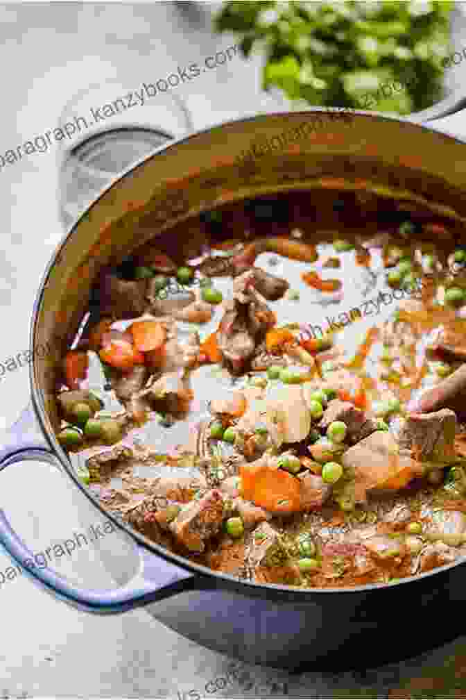 A Steaming Bowl Of Hearty Stew With Crusty Bread AUTUMN WINTER COZY DINNER COOKBOOK: The Best Traditional Recipes For Warming Dinners Holiday Roasts A Thanksgiving Turkey Christmas Baking Bread Drinks And More (cocktails Desserts Ideas)