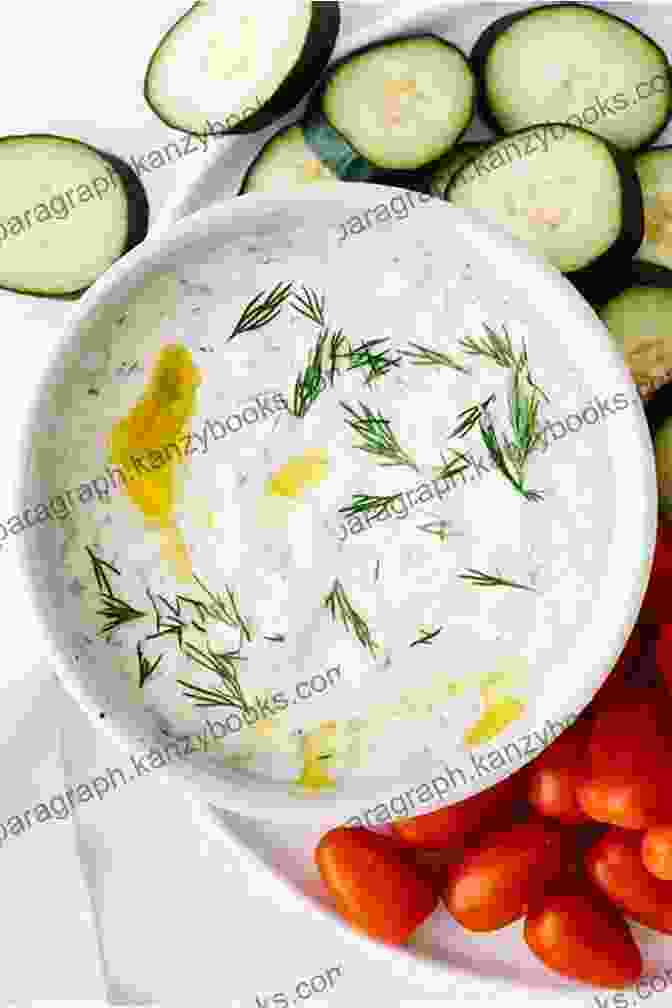 Creamy Tzatziki Dip With Cucumbers And Garlic Quick Easy Greek Yogurt Recipes: 47 Delicious Almost Vegetarian Greek Yogurt Dishes For Breakfast Lunch And Dinner (Quick Easy Meatless Recipes 4)