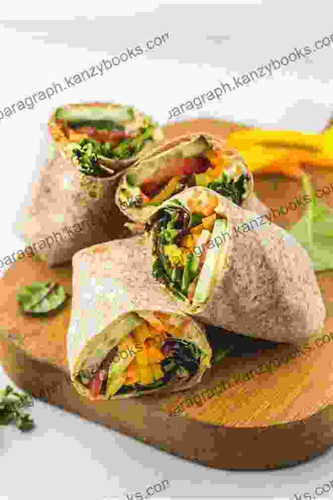 Fresh Vegetable Wraps Real Raw Food Lunch And Smoothie Cookbook