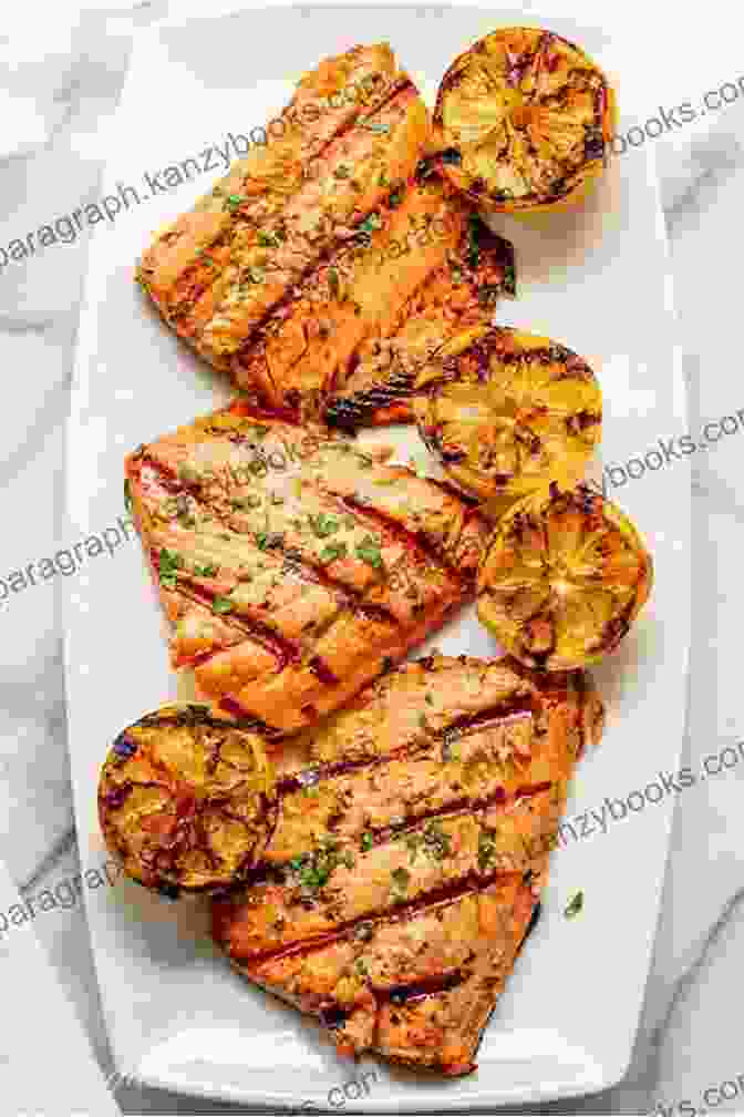 Grilled Salmon With Lemon Wedges And Fresh Herbs My Kitchen Table: 100 Fish And Seafood Recipes