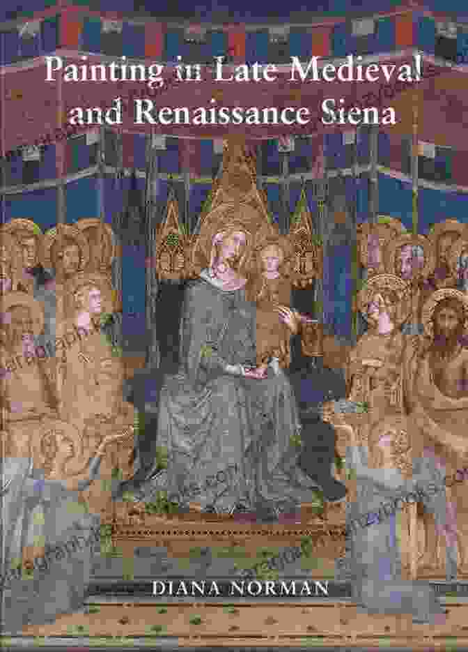 Siena Golden Heart Book Cover Featuring A Woman In Medieval Dress Against A Backdrop Of The Siena Cityscape Siena S Golden Heart Judi Curtin